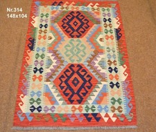 Tapis Kilim Oriental Tissé À