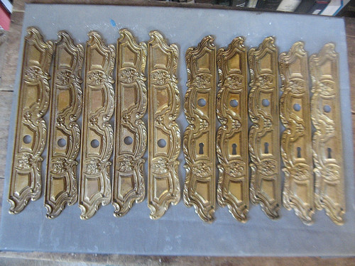 63313 lot 10 plaques de - plaques,