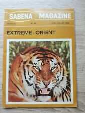 Vintage Sabena Magazine Revue Mensuelle 1969