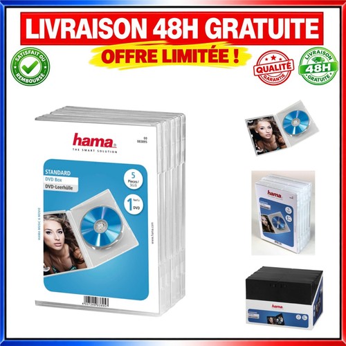 Hama boîtier dvd - dvd, standard