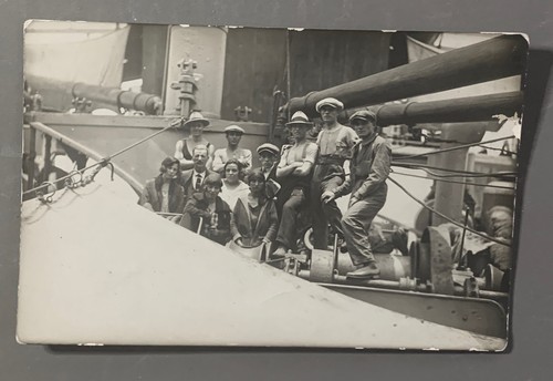 Carte photo ancienne equipage - ancienne,