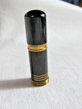 Vintage 1950s Helena Rubinstein Aquarelle Lipstick  – Black & Gold – Made in USA