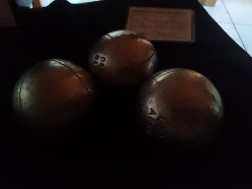 Boules pétanque unibloc - boules,