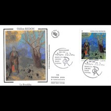FDC soie- Tableau Odilon Redon