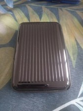 Porte-cartes bancaires en aluminium pour hommes et femmes, étui rigide bloquant,