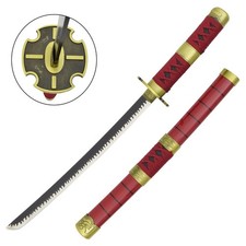 Mini Katana Ornemental Zoro Sandai Kitetsu One Piece Métal Non Tranchant
