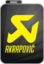 1 Akrapovic Pre-Space Resistant Heat Resistant Sticker 5.3x6cm  
