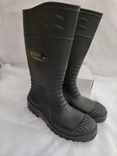 Botte caoutchouc noire - , doublé