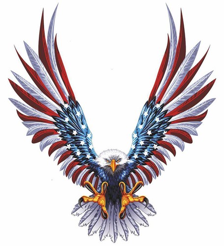 Aigle usa 12cmx11cm - usa,