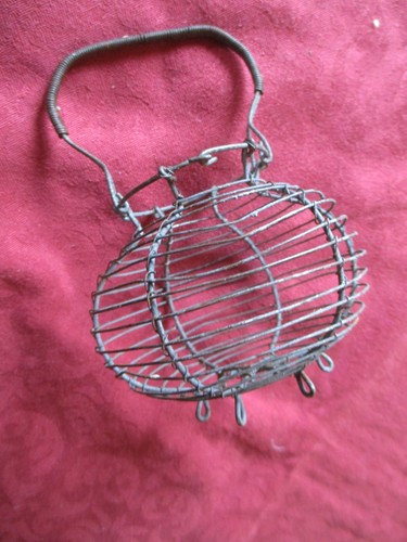 Petit panier oeufs - fil, de
