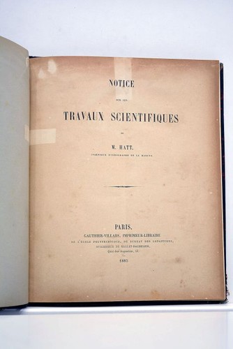 Livre ancien hatt notice - livre,