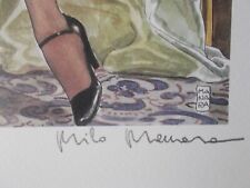 Milo Manara ( Art Print ) " le Sofa 2 " , Epreuve d'Artiste + Belle Signature