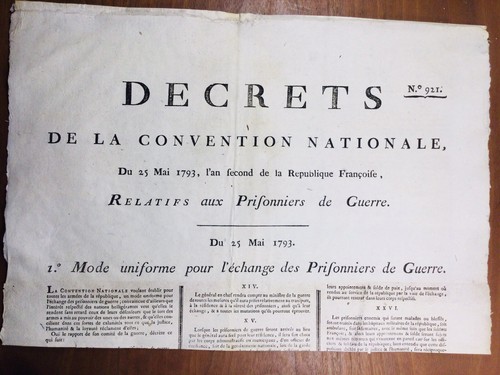 Prisonniers guerre 1793 - de,