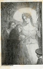 French Day of National Relief Card Illustrated Léandri