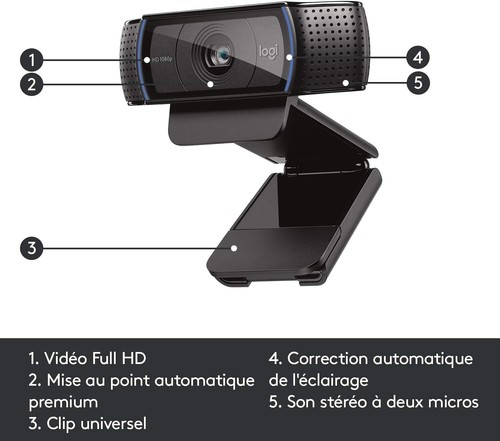Logitech webcam c920 pro - logitech, hd