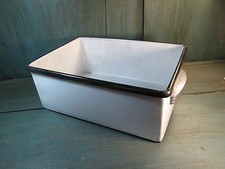  Vintage tiroir email emaillé