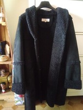 TRES BEAU MANTEAU VESTE  FACON MOUTON RETOURNÉ   NEUVE Marque "un Jour Ailleurs"