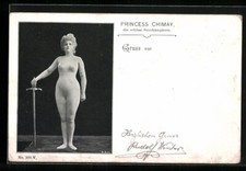 Photo-Carte Princesse Chimay La Stierkämpferin Acte