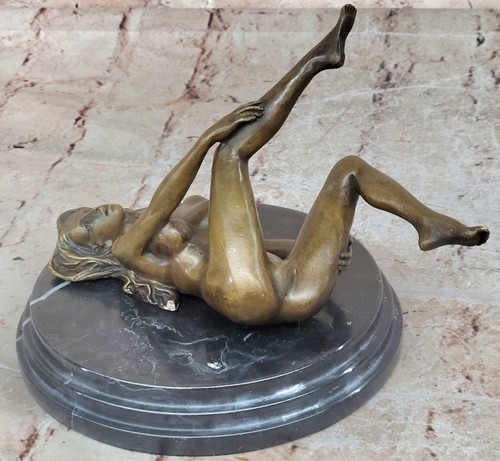 Chair bronze sculpture marbre - bronze,