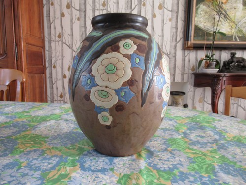 Imposant vase grès de - imposant, en