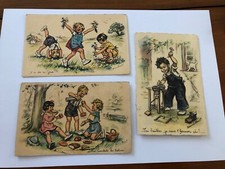 3 CPA fantaisie illustrateur