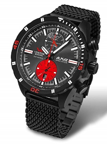 Vostok europe almaz black red - black,