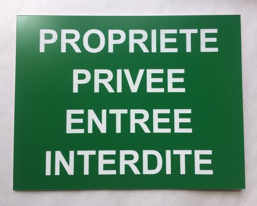 Plaque panneau propriete - plaque,,