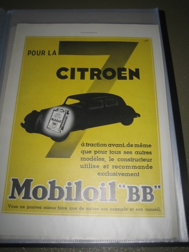 Publicité ancienne citroen - ancienne,