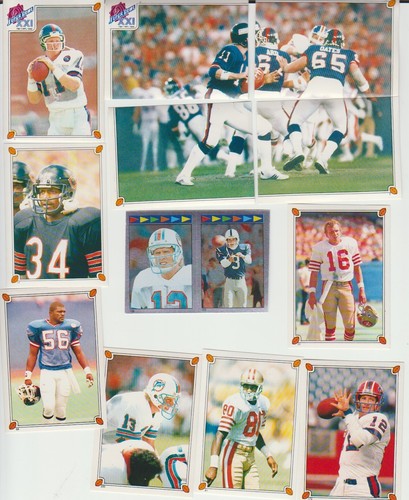 1987 topps football stickers - 1987,