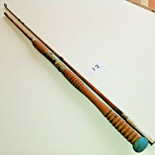 ancienne canne à pêche en bambou refendu 2 brins 1m94  (n°12)