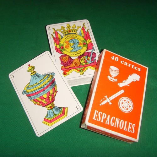 Ancien jeu cartes espagnol - jeu,