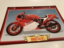 Ducati 350 F3 1988 fiche carte