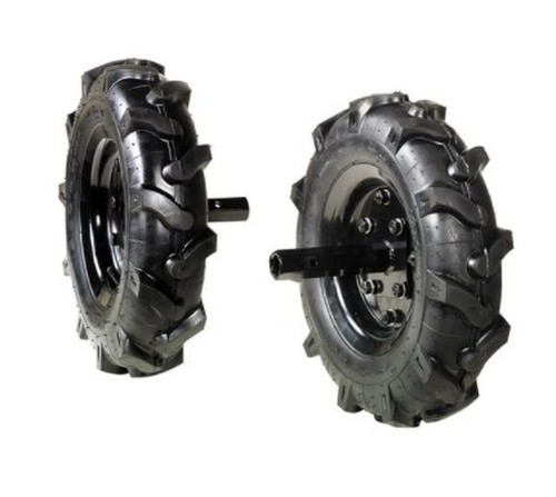 Paire roues caoutchouc - paire,