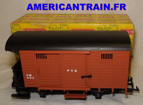 Wagon marchandises couvert - marchandises,