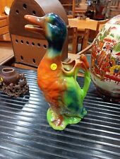 Ancien pichet en barbotine de