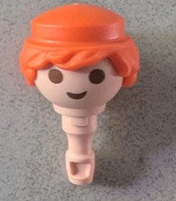 Playmobil Tête Homme Roux