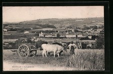 Old postcard Neuville, general view 1906 