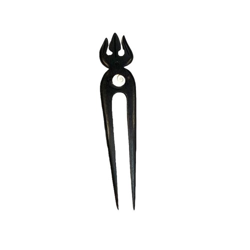 Pique cheveux double flamme - double,