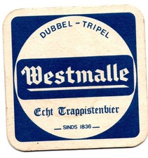 SOUS VERRE/BOCK BIERE TRAPPISTE DE L'ABBAYE DE WESTMALLE