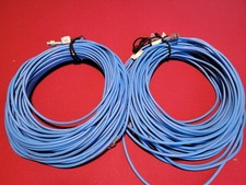 2 - Canare 100' L-3CFW RG59 3G HD-SDI Coaxial Cable with Male BNCs (Blue)