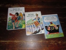 A VOIR ! LOT 3 ANCIENS LIVRES ENFANTS " COLLECTION BIBLIOTHEQUE ROSE " 1960/64
