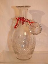 + Cut Crystal Alcohol Carafe - Numbered + 