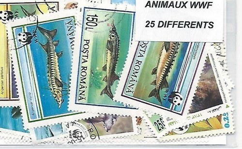 Animaux wwf timbres - 25,