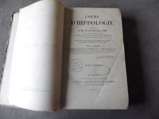 VALLON COURS D HIPPOLOGIE  PARIS 1863 TOME 1 SEUL / EQUITATION CHEVAL  SAUMUR
