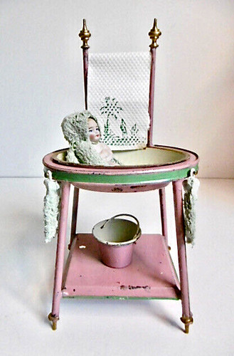 Rare petit meuble toilette - petit,