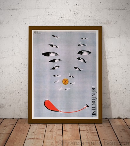Poster affiche benedictine - poster-affiche,