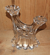 Bougeoir à 2 bougies en verre