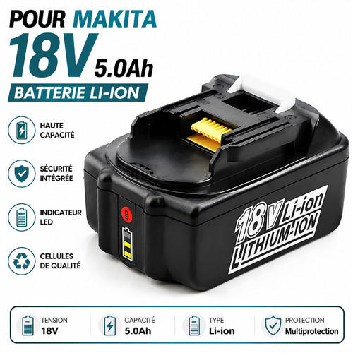 Batterie 18v 5ah ion - batterie, li-ion