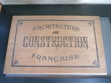 antique game toy French architecture construction