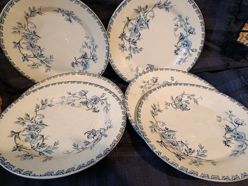 Lot assiettes anciennes - 6,